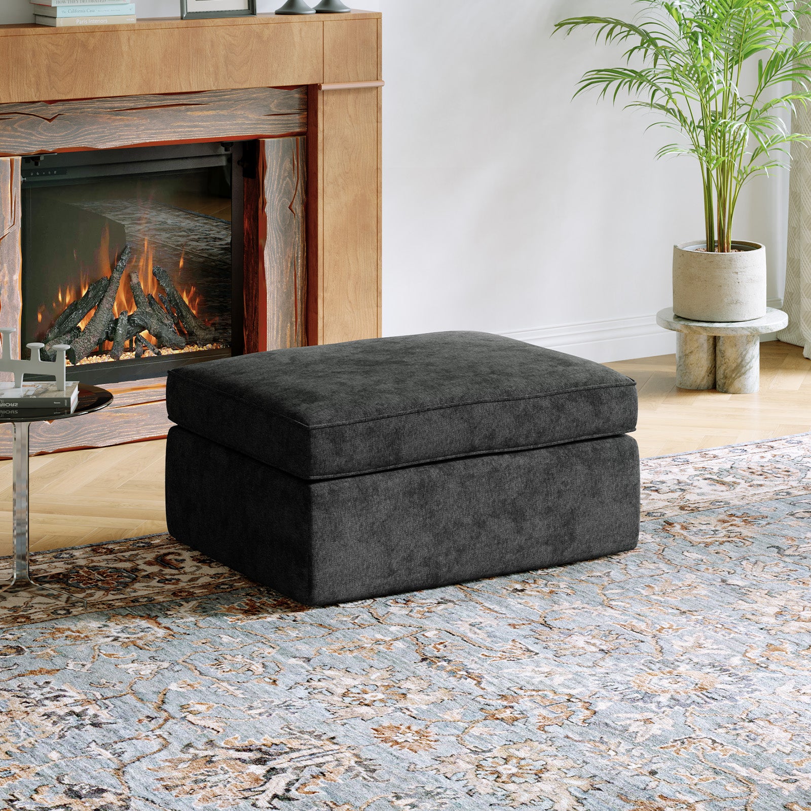 ComfyRoll Chenille Modular Sectional Sofa - Dark Gray