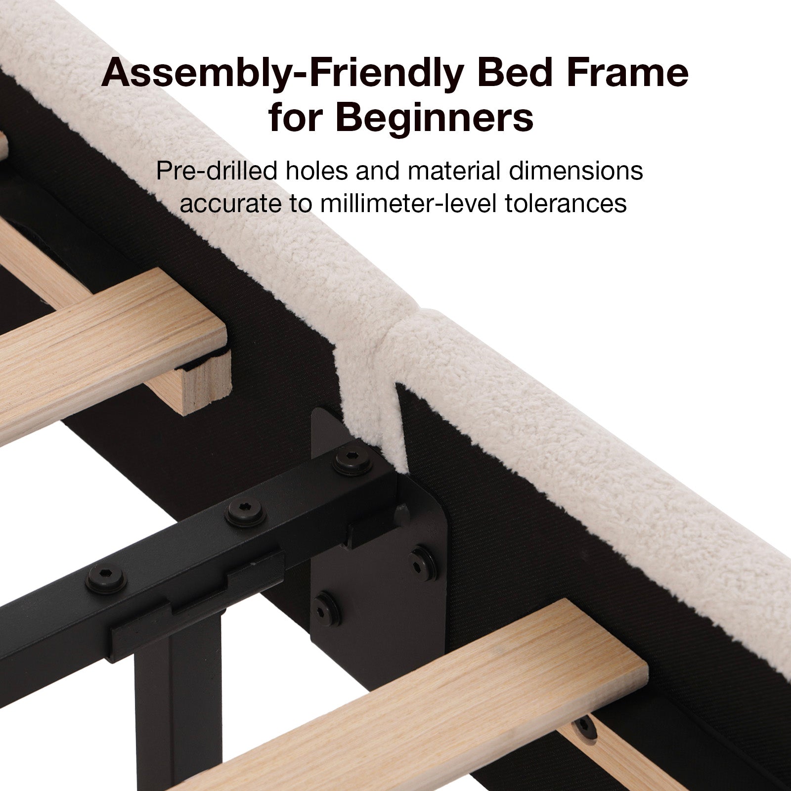 Lyla Velvet Upholstered Bed Frame
