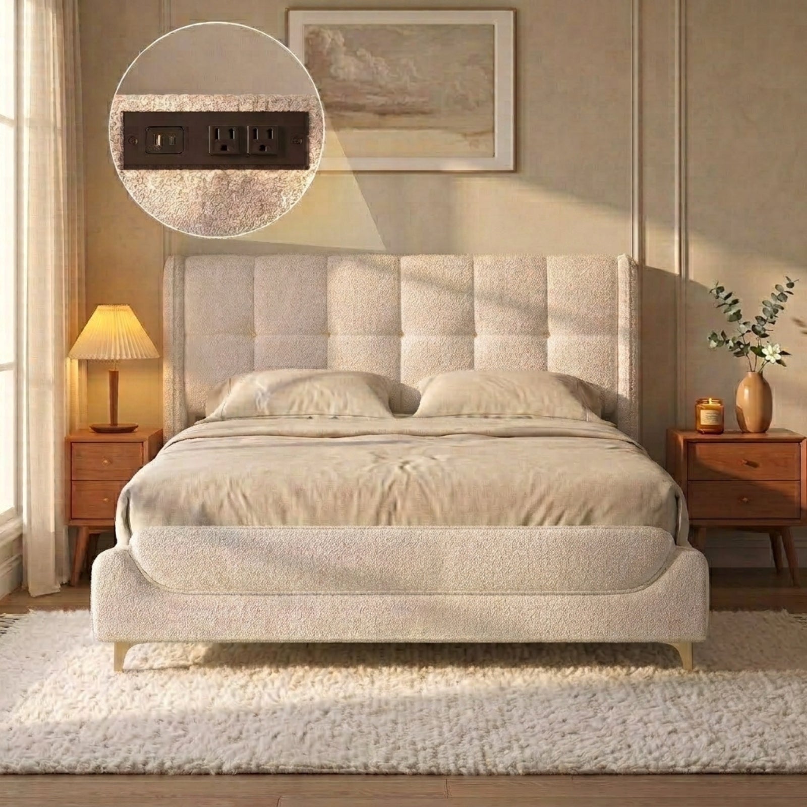 GlowCharge LED Bed Frame