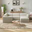 Minimalist Performance Chenille Modular Sofa - Beige