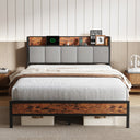 Atlas Charging Storage Bed Frame