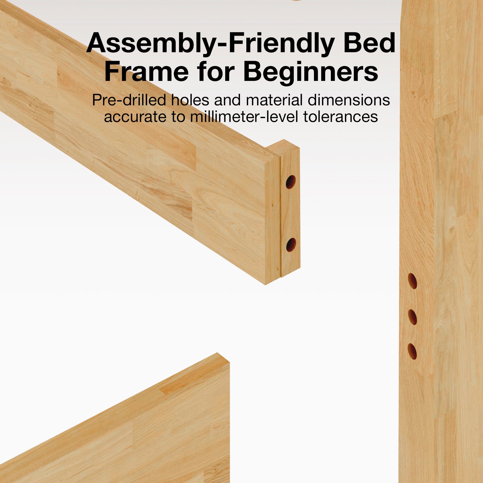 Lumi Wooden LED Bed Frame with Storage Headboard