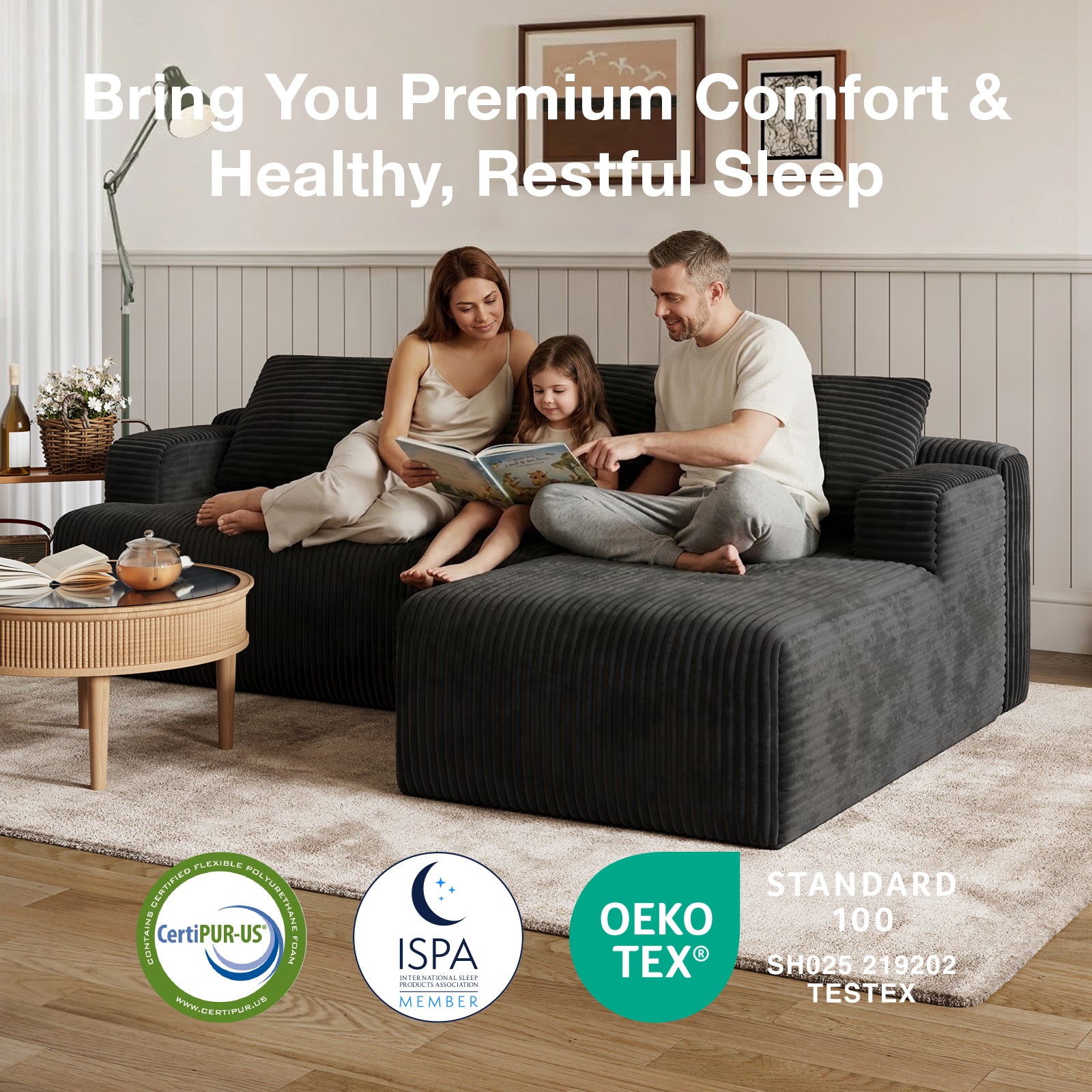 Nest Corduroy Modular Sectional Sofa