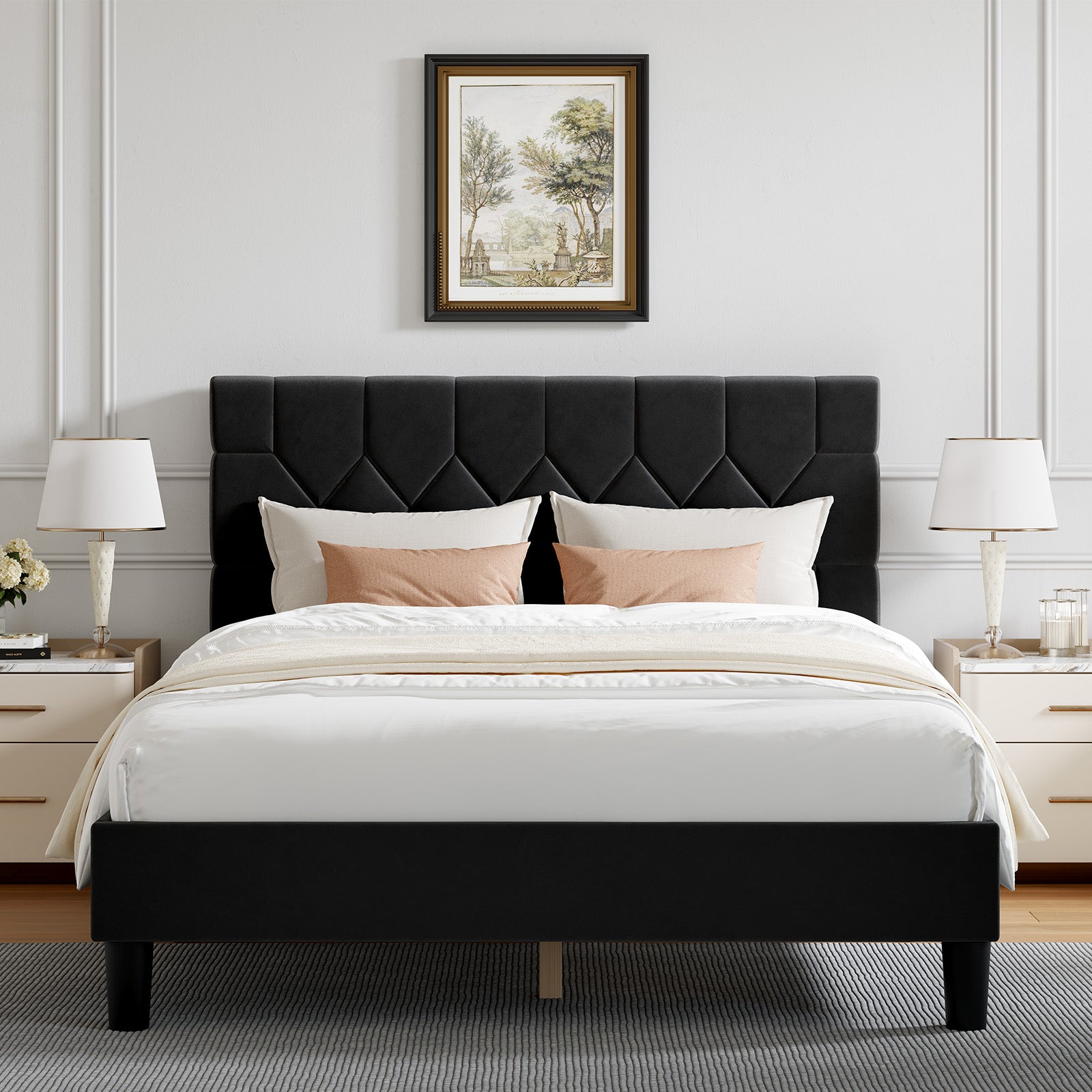 Aspen Bed Frame with Adjustable Headboard