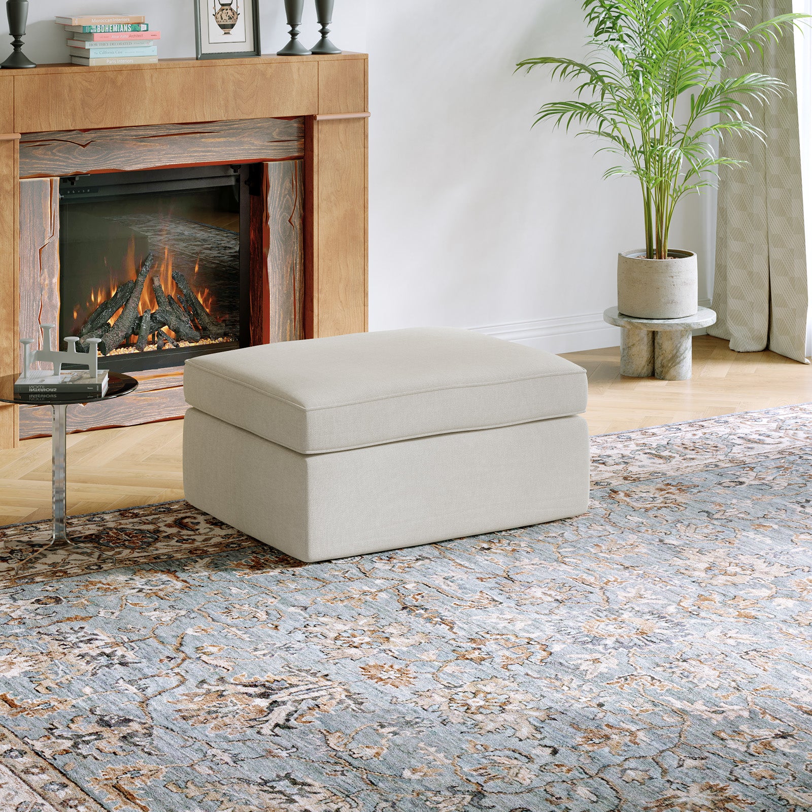 ComfyRoll Chenille Modular Sectional Sofa - White