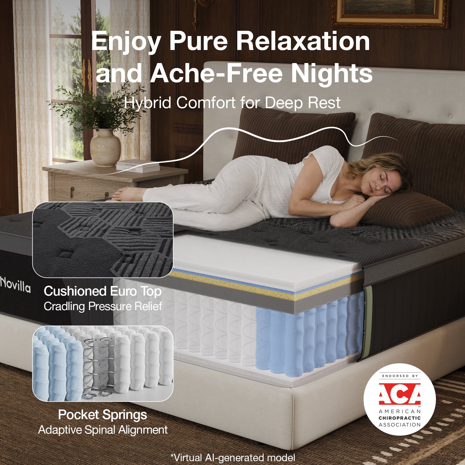 AiryFlow™ Graphene Hybrid Mattress