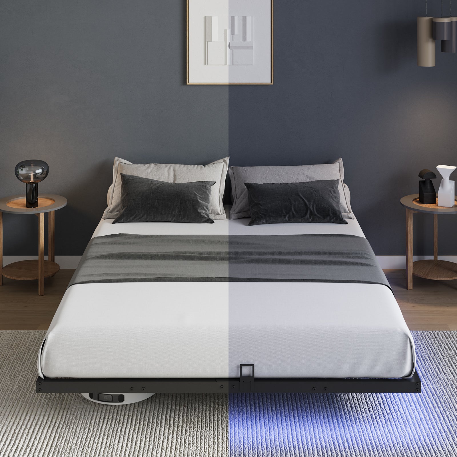 Aero Floating LED Bed Frame