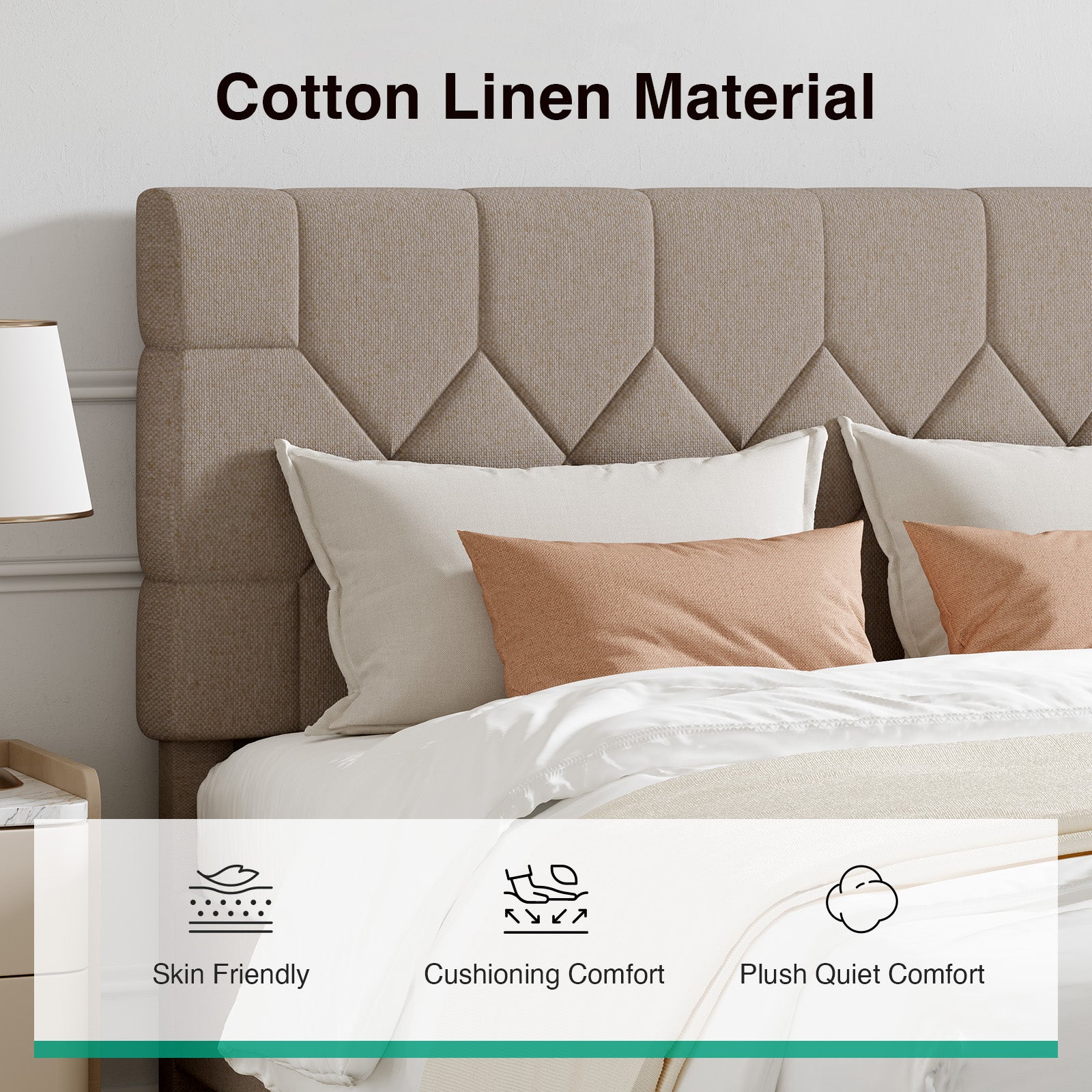 Aspen Bed Frame with Adjustable Headboard