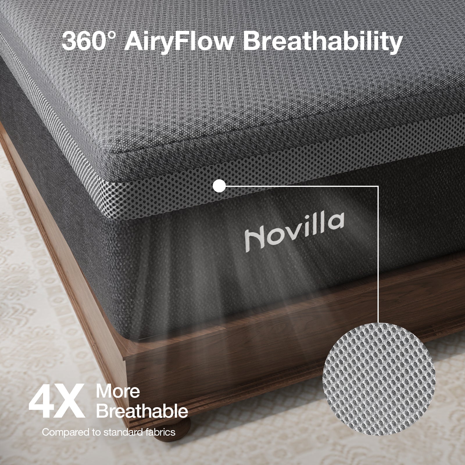 AiryFlow™ Graphene Memory Foam Mattress