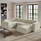 Minimalist Performance Chenille Modular Sofa - Beige