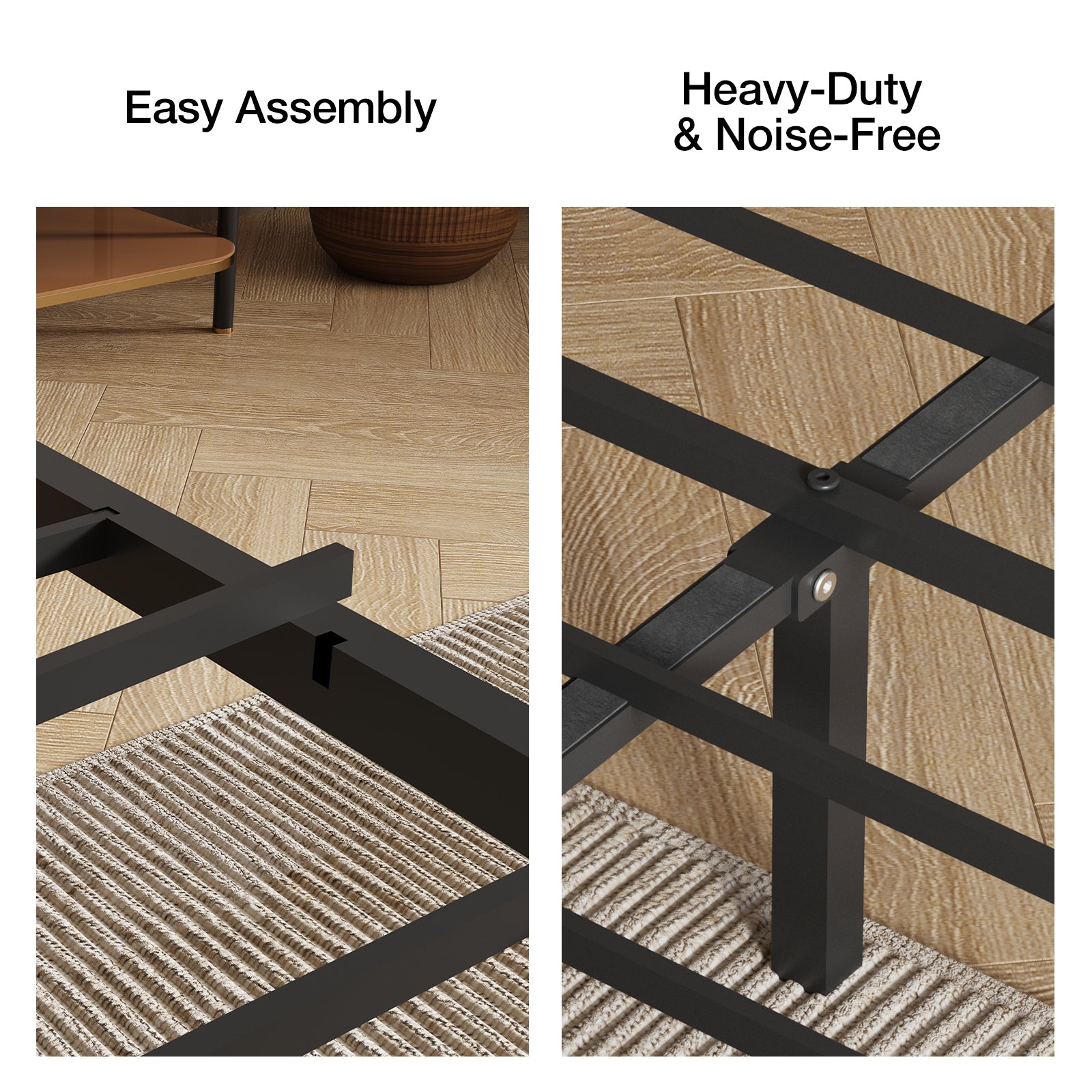 Atlas Charging Storage Bed Frame
